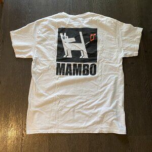 MAMBO FARTING DOG GRAPHIC TSHIRT SIZE LARGE PREOWNED